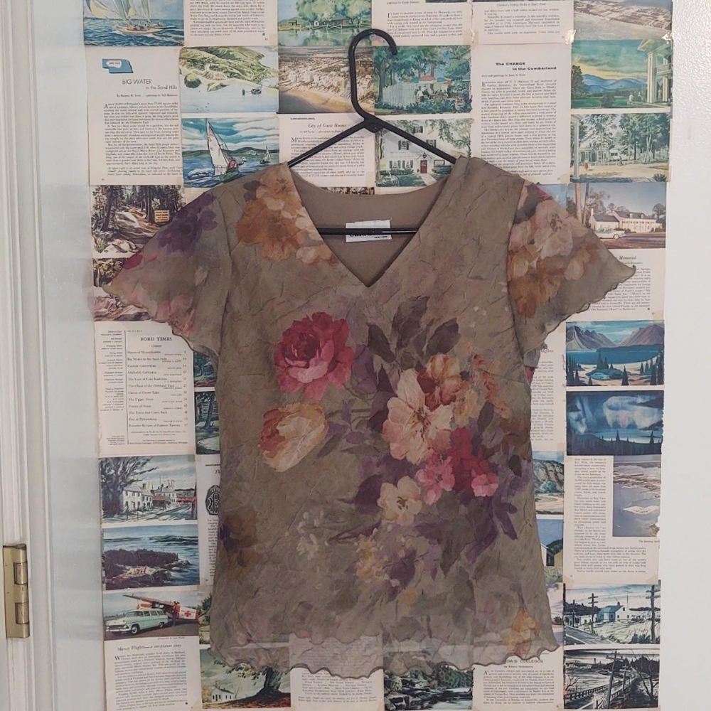 Ultra Dress Floral Blouse